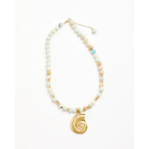 Gardenia Choker - Pale Green