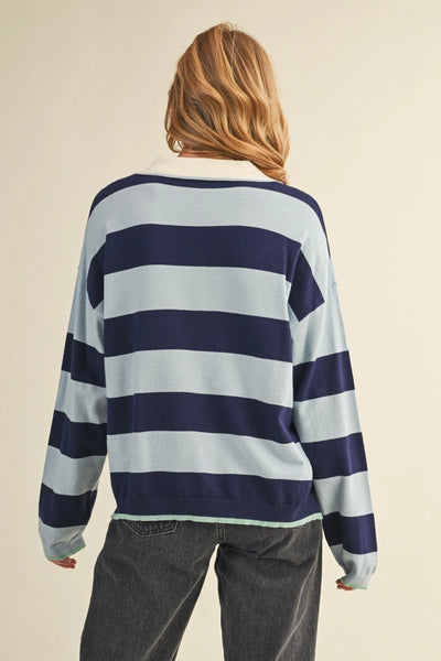 Rebecca Sweater -- Blue Navy