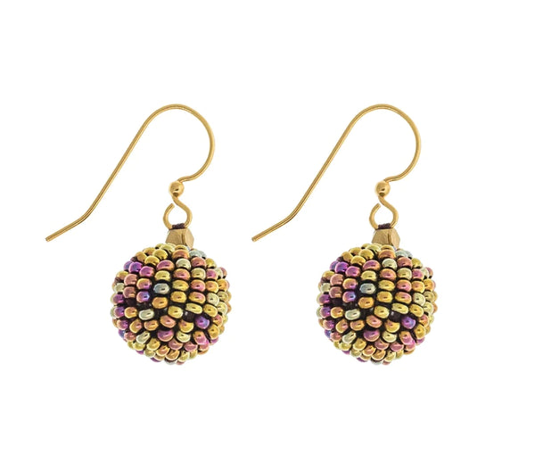 Bauble Earring - Brass