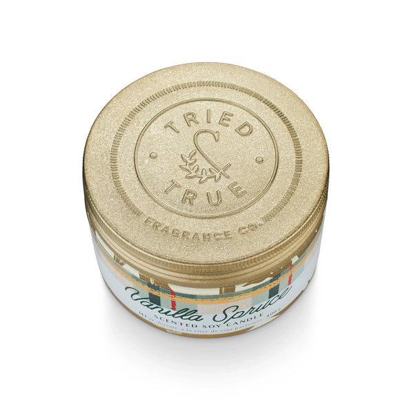 Vanilla Spruce Large Tin
