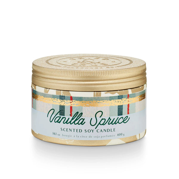 Vanilla Spruce Large Tin