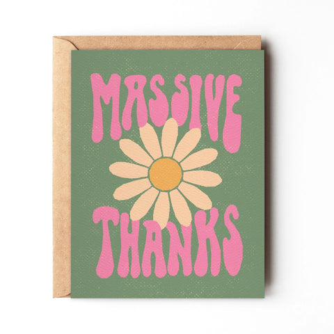 Massive Thanks - Thank You Card