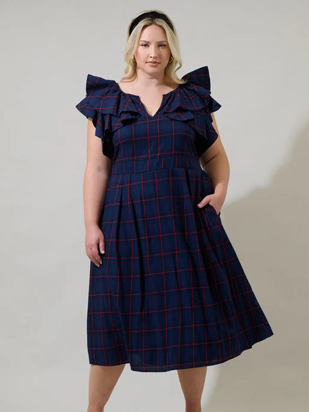Santana Dress -- Holbrook Plaid