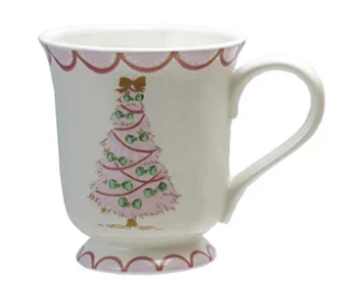 Pink Christmas Tree Mug - #1
