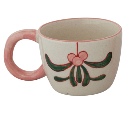 Hand-Painted Holiday Mug - #1