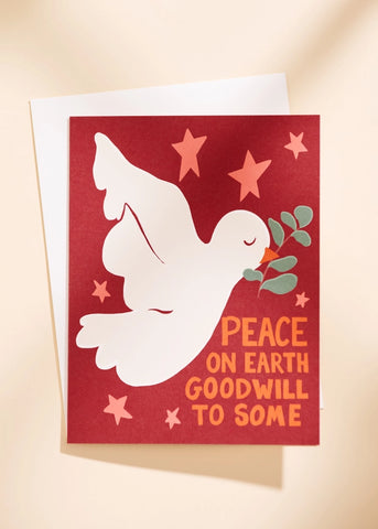 Peace on Earth Dove Greeting Card
