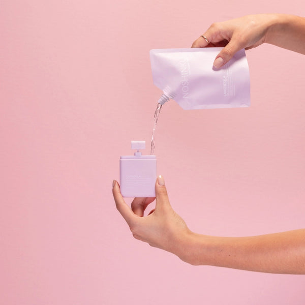 Lavender Refillable Pocket Hand Sanitizer