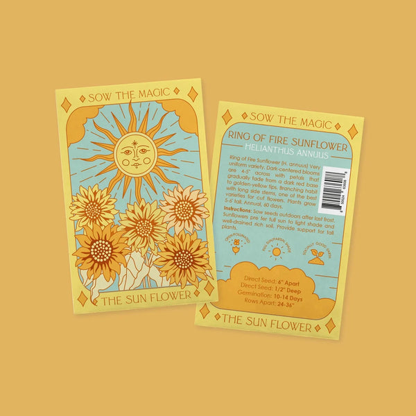 The Sunflower Tarot Garden + Gift Seed Packet