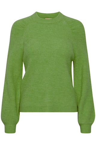 Elle Sweater -- Fluorite Green