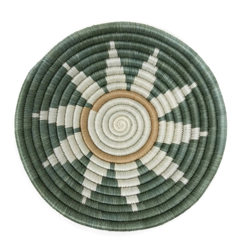 Zuba Woven Bowls - Teal Small