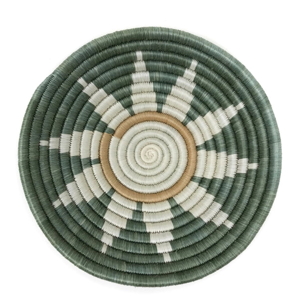 Zuba Woven Bowls - Teal Small