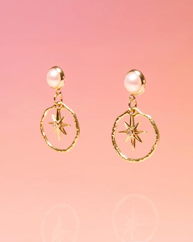 Star Glam Bohemian Small Hoops
