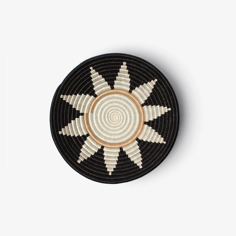 Zuba Woven Bowls - Black Medium
