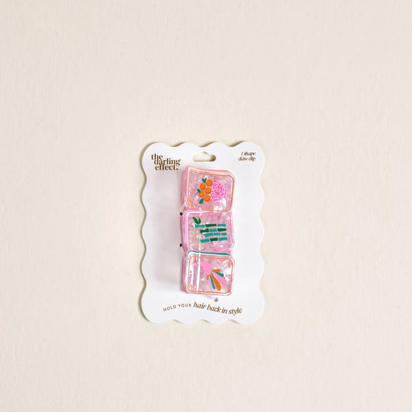 Shape Up Claw Clip – Mahjong Tiles