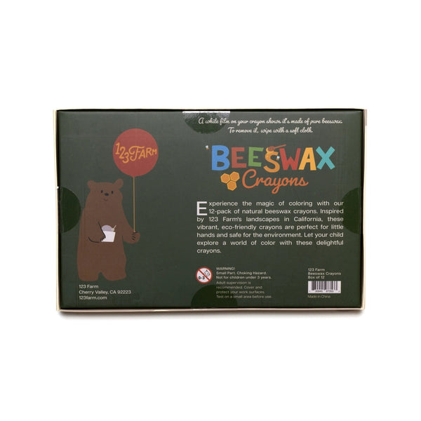 12 Non-Toxic Beeswax Crayons