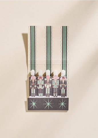 Green Nutcracker Printed Matchbooks