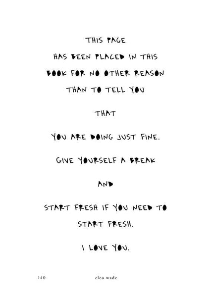 Where To Begin By Cleo Wade