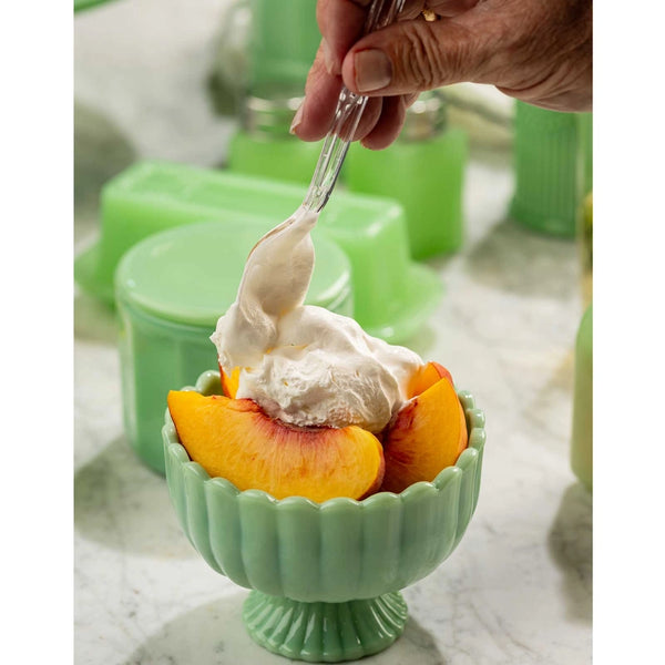 Jadeite Glass Sundae Dish