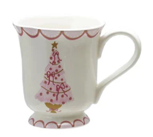 Pink Christmas Tree Mug - #2