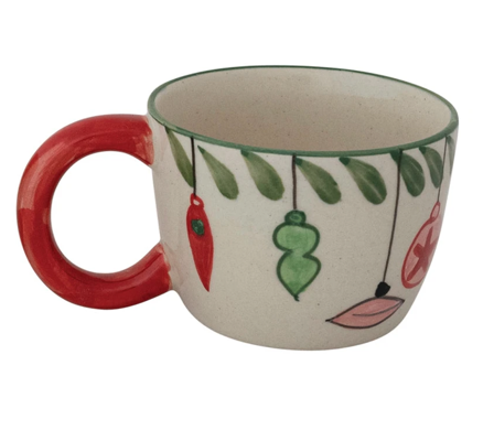 Hand-Painted Holiday Mug - #3