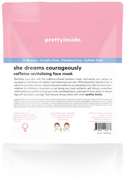 'She Dreams Courageously' Mask
