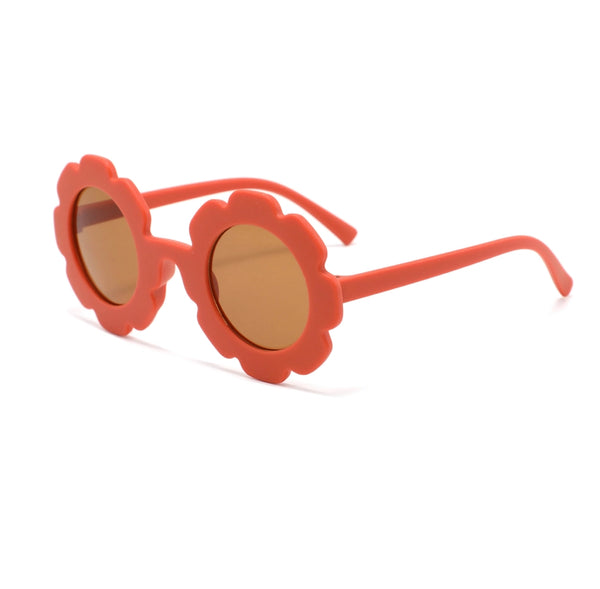 Baby and Toddler Flower Sunglasses - Coral