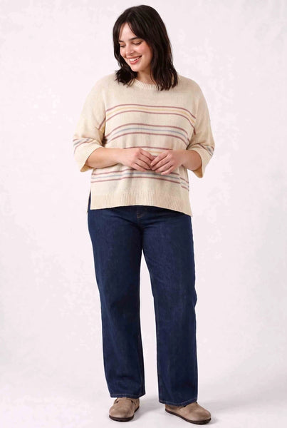 Saylor Sweater - Vanilla Stripe