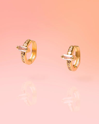 Tiny Dainty Huggie Hoop Earring