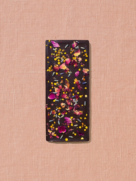 Lavender Rose Date - Sweetened Dark Chocolate