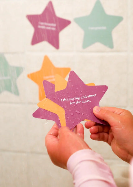 Shower Affirmation Cards - Kids