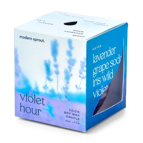 Garden Vibes Candle / Planter - Violet Hour