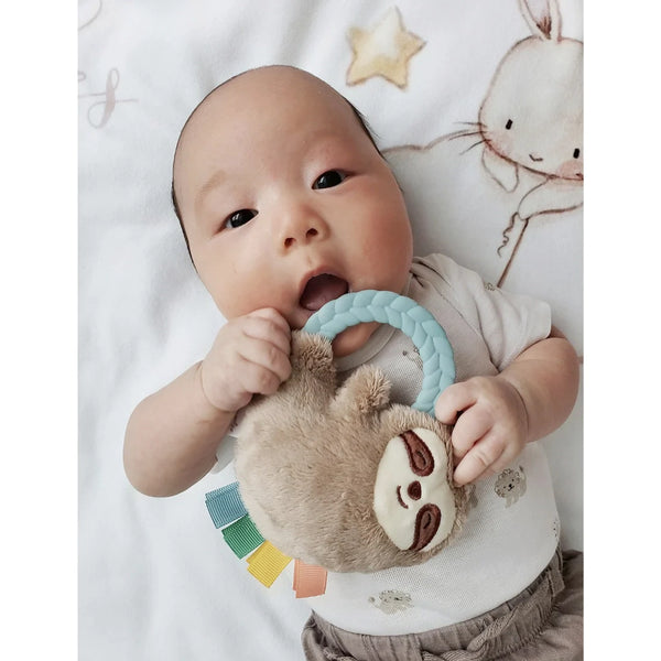 Ritzy Rattle + Teether - Sloth