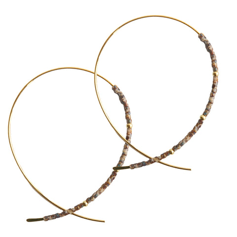Confetti Earrings - Tortoise