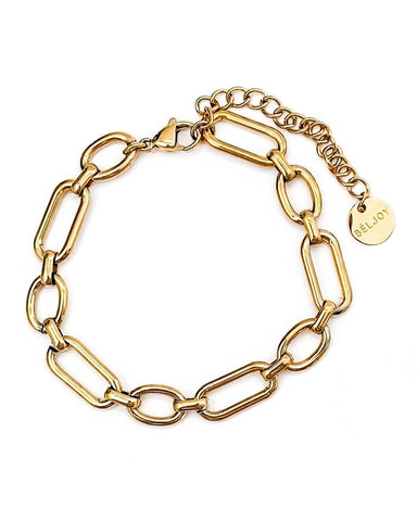 Bailey Chain Link Bracelet - Gold