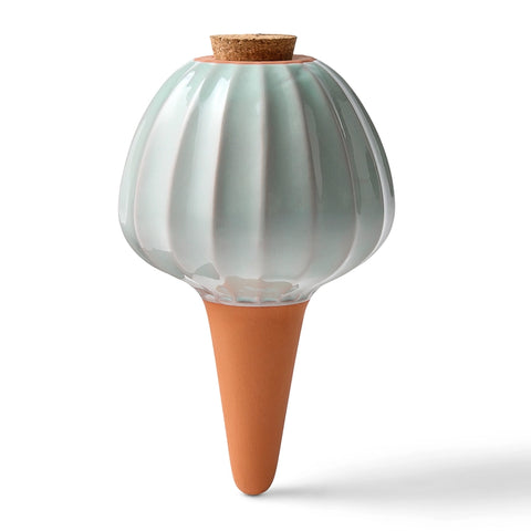 Terracotta Watering Bulb - Sage