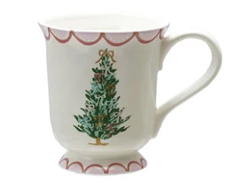 Pink Christmas Tree Mug - #3