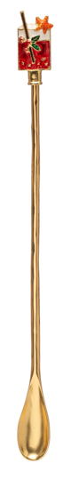9" Zinc Alloy Cocktail Spoon - Negroni