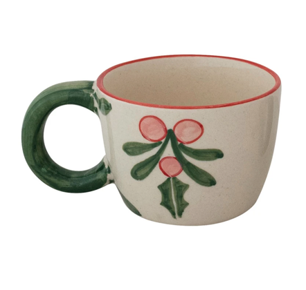 Hand-Painted Holiday Mug - #4