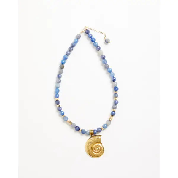 Gardenia Choker - Blue