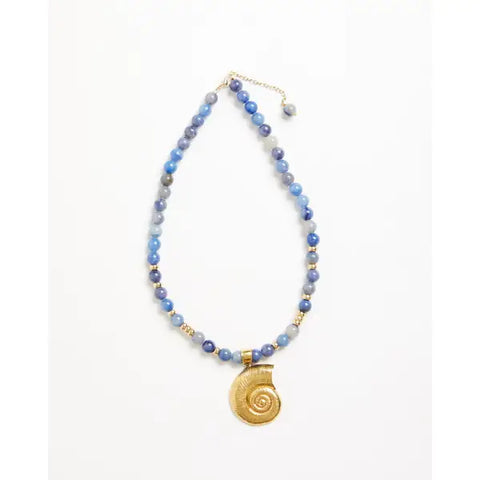 Gardenia Choker - Blue