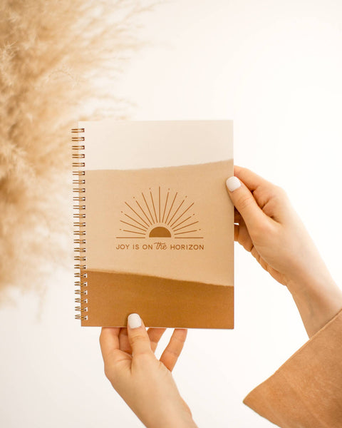 Joy is on the Horizon Spiral Journal Notebook