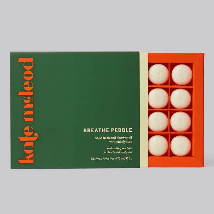 Breathe Pebble - Moisturizing Solid Bath & Shower Oil