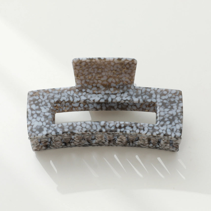 Luna Large Vintage Clip - Gray Pebble