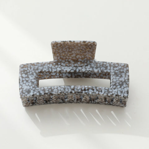 Luna Large Vintage Clip - Gray Pebble