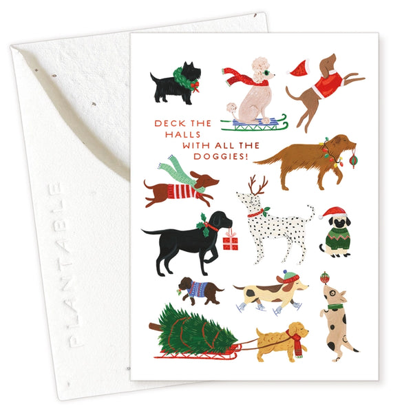12 Dogs of Christmas Holiday Mini Card
