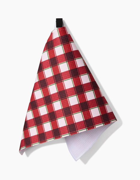 Jingle Plaid Bar Towel