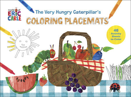 Very Hungry Caterpillar Coloring Placemats