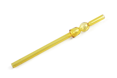 Glass Reusable Straw - Yellow