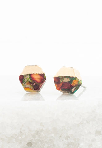 Sedona Stud Earrings - Sunrise Reds