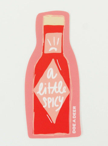 A Little Spicy Sticker - Hot Sauce
